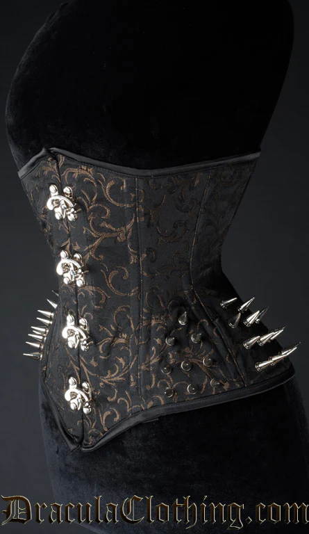 Axinite Extreme Waist Clasp Spike Corset - Image 2