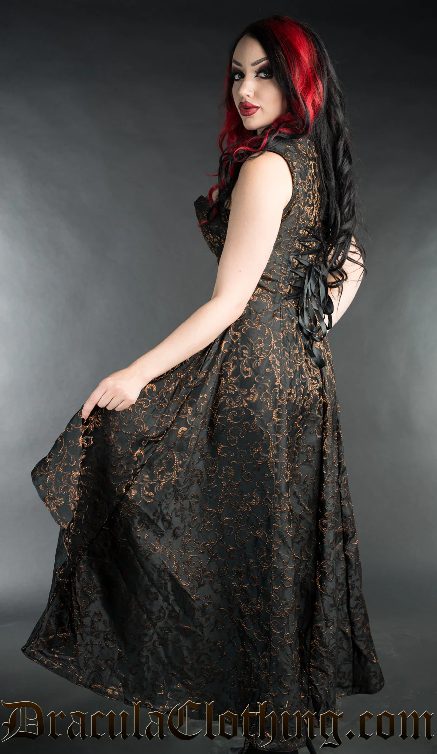 Axinite Steel Choker Dress - Image 3