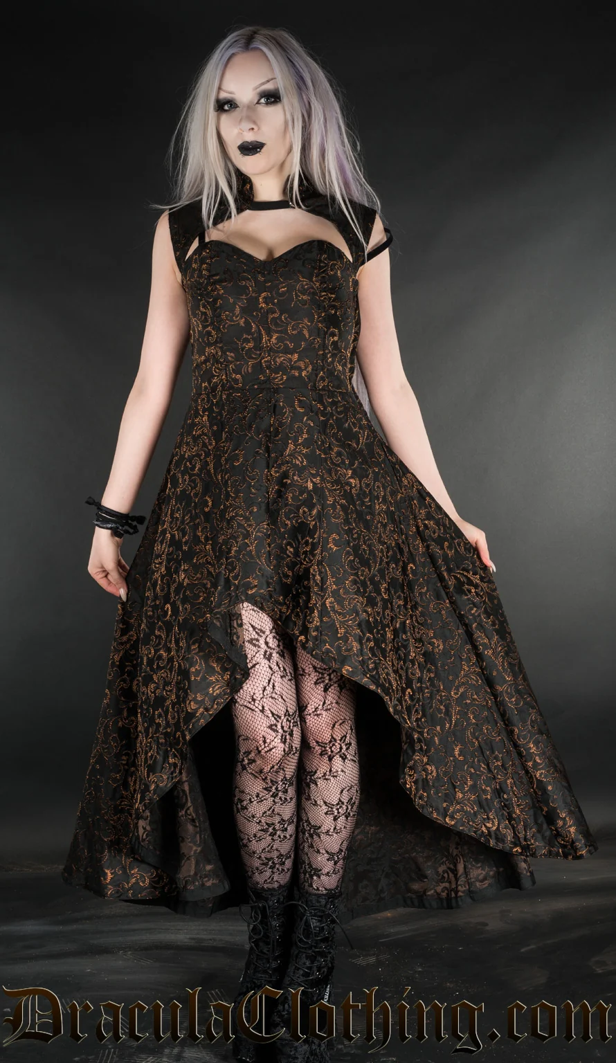 Axinite Steel Choker Dress - Image 4