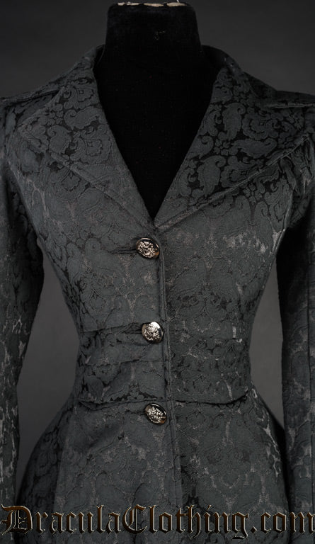Brocade Baronetess Coat - Image 2