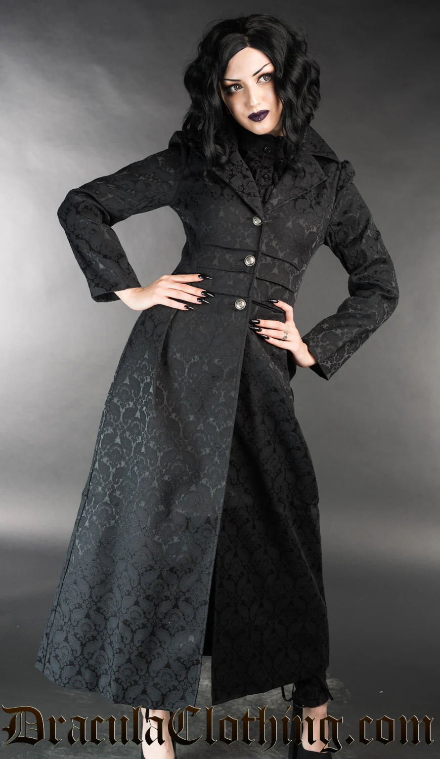 Brocade Baronetess Coat - Image 3