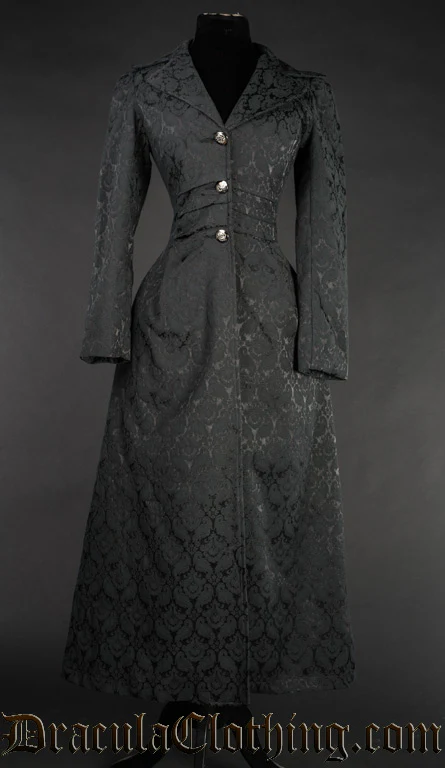 Brocade Baronetess Coat - Image 4