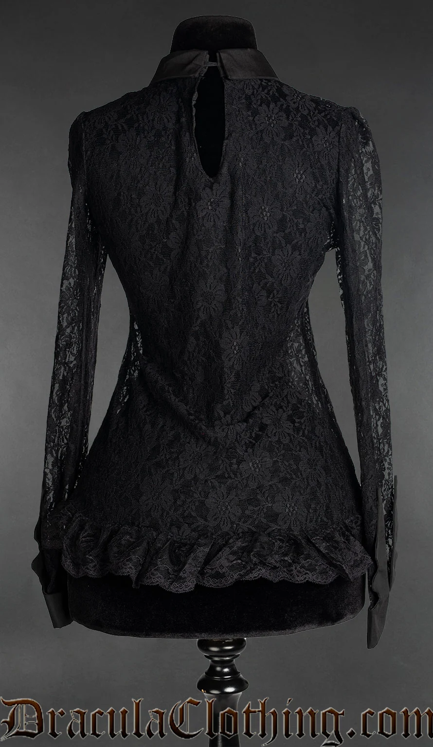Bat Collar Lace Top - Image 2