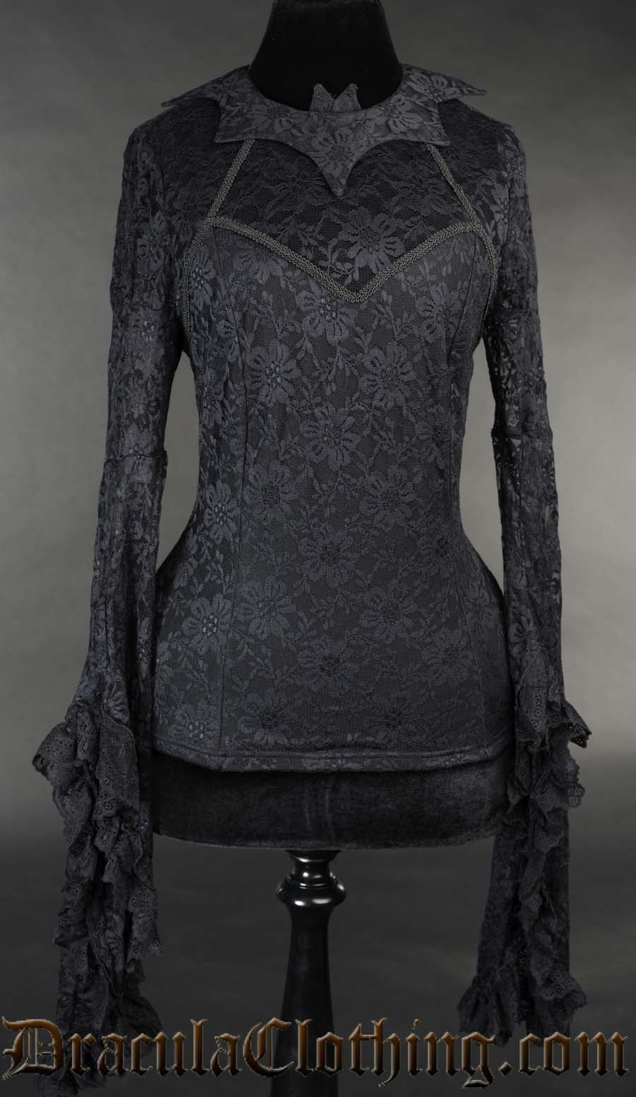 Bat Trumpet Sleeved Top - Image 3