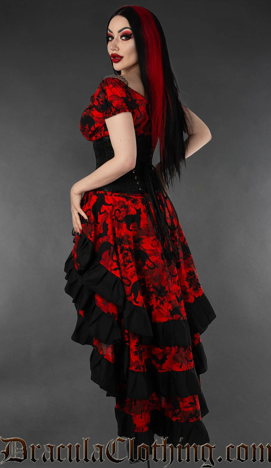 Bats And Cats Layer Bustle Skirt - Image 2