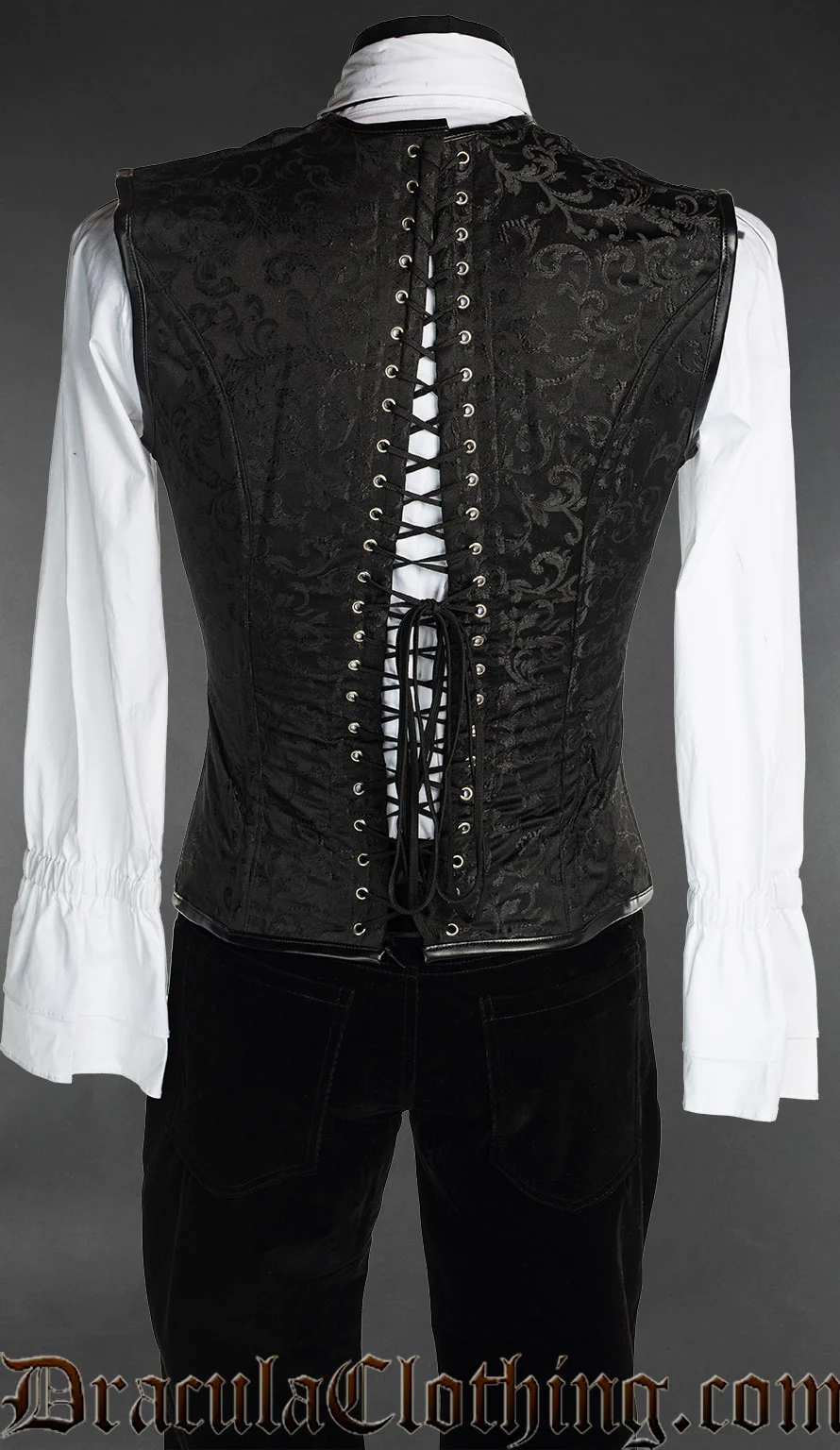 Black And Purple Corset Vest - Image 2