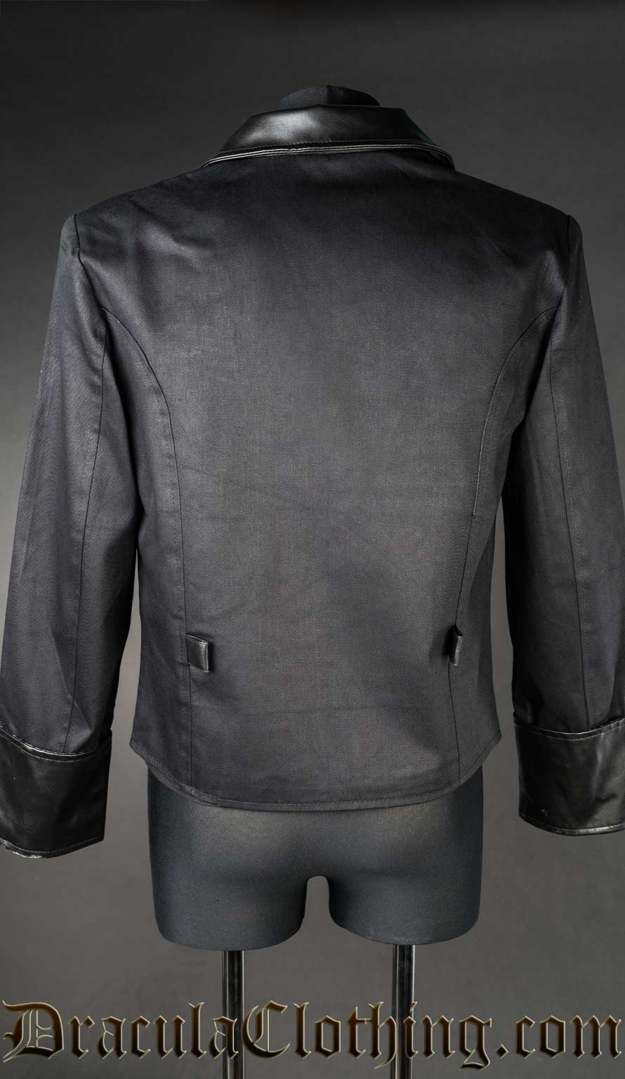 Black Asymmetrical Jacket - Image 2