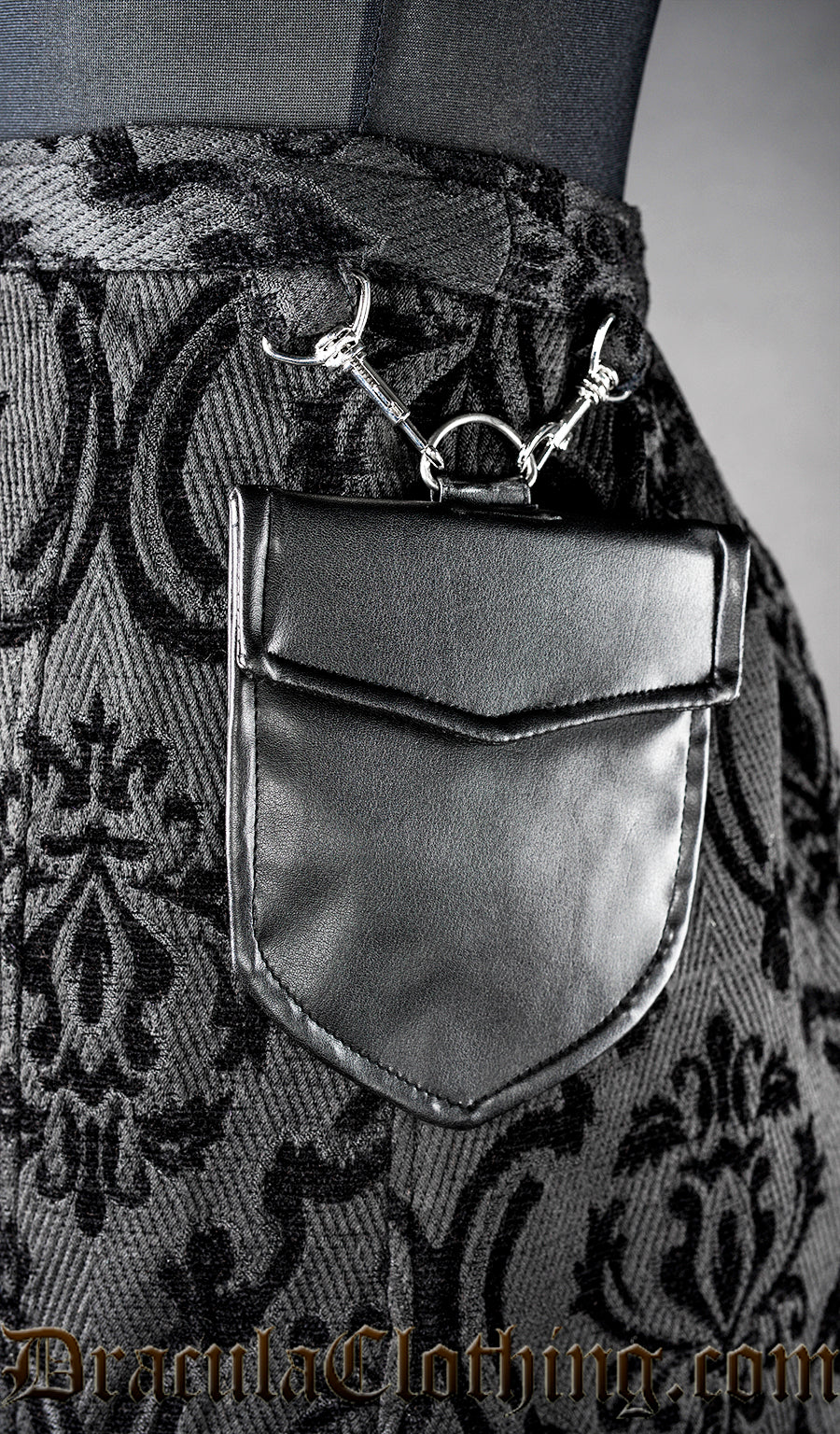 Black Brocade Kilt - Image 2