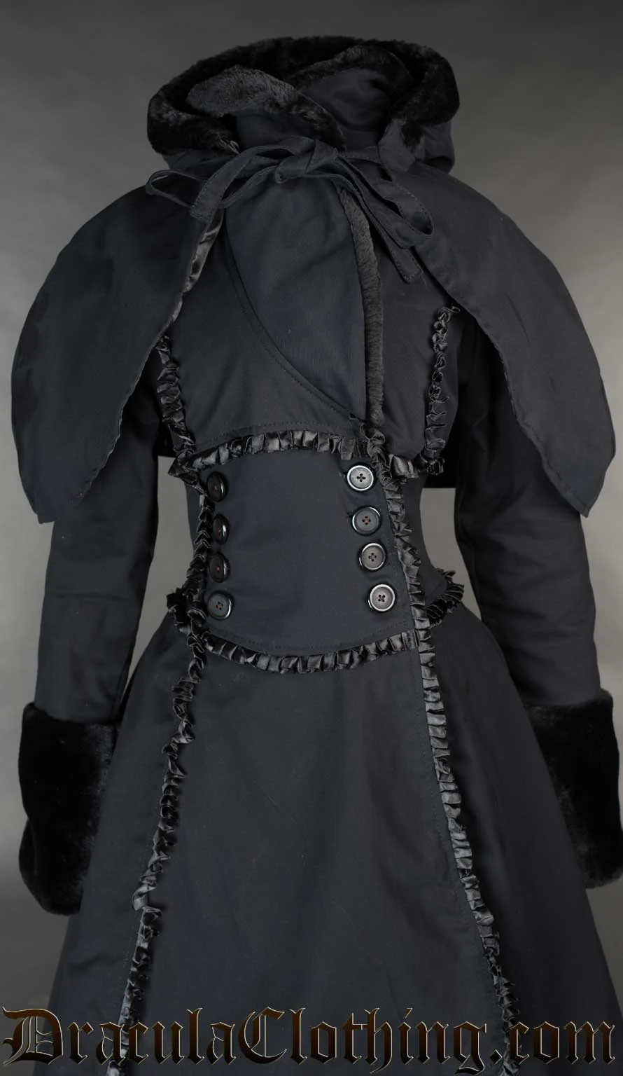 Black Cotton Hood - Image 2
