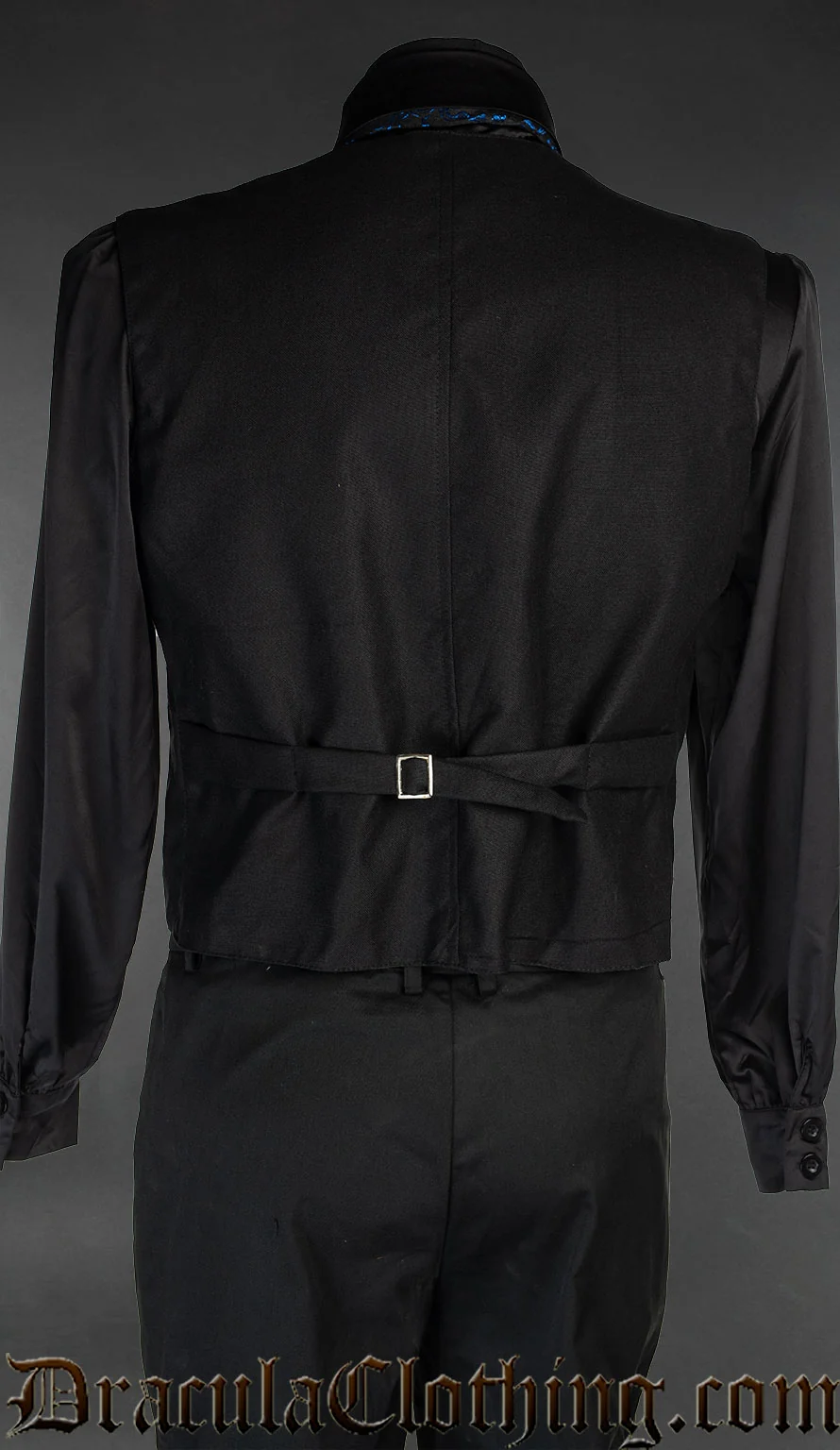 Black Cotton Vest - Image 3