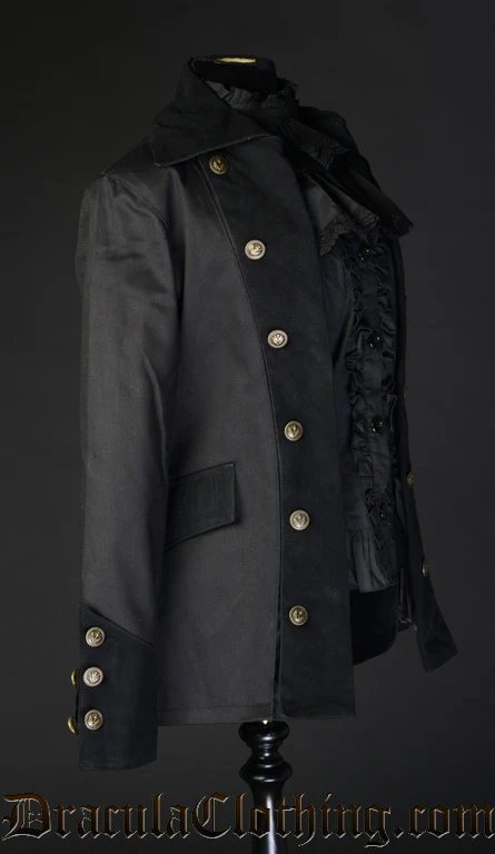 Black Female Pirate Jacket - Image 4