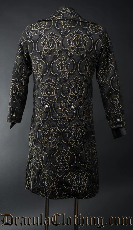 Black Jacquard Tailcoat - Image 2