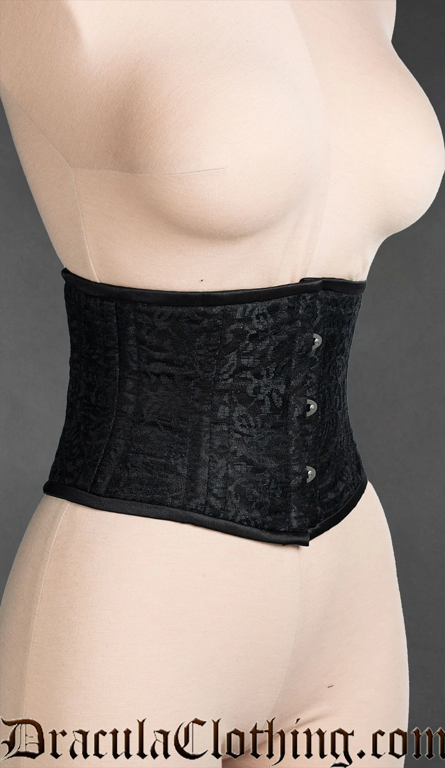 Black Lace Laceless Corset - Image 3