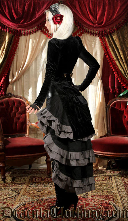 Black Openbust Tailcoat - Image 2