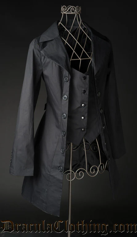 Black Pirate Coat
