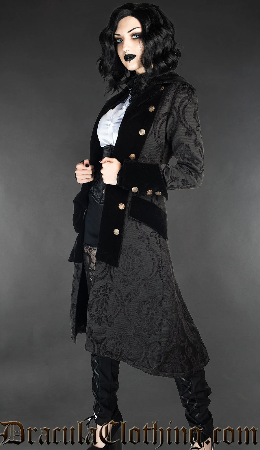Black Pirate Princess Coat - Image 5