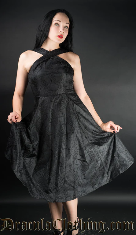 Black Spider Dress