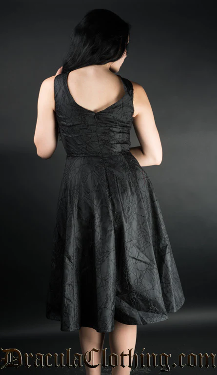 Black Spider Dress - Image 2