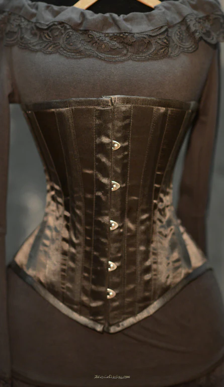 Black Striped Corset - Image 3