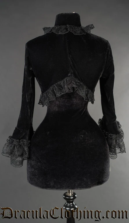 Black Velvet Bolero - Image 2