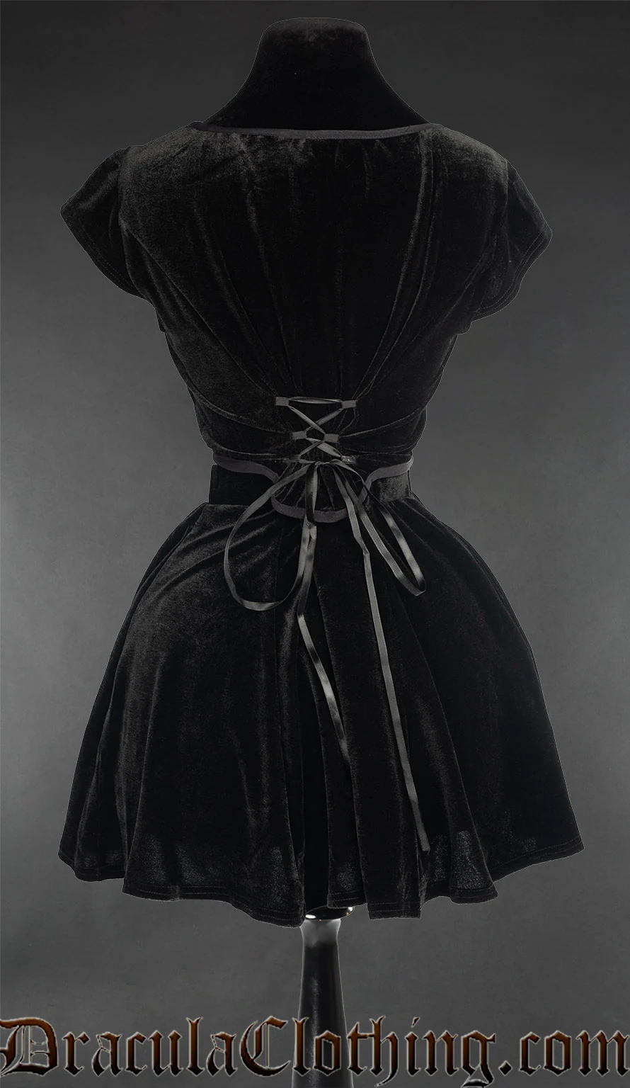 Black Velvet Crop Top - Image 5