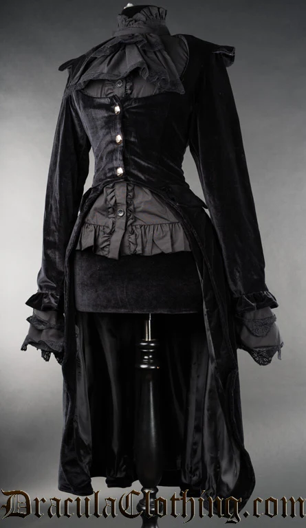 Black Velvet EGA Coat
