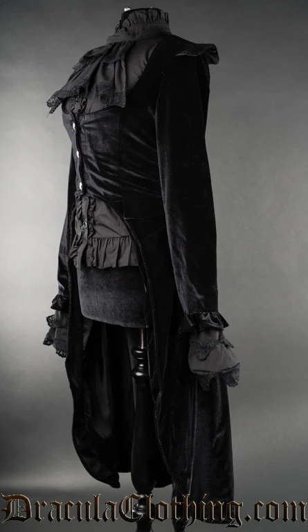 Black Velvet EGA Coat - Image 2