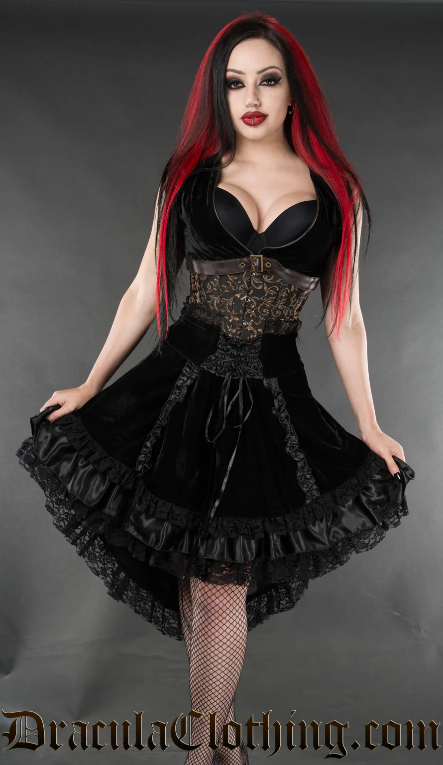 Black Velvet EGL Skirt - Image 2