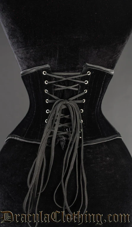 Black Velvet Extreme Waist Cincher - Image 3