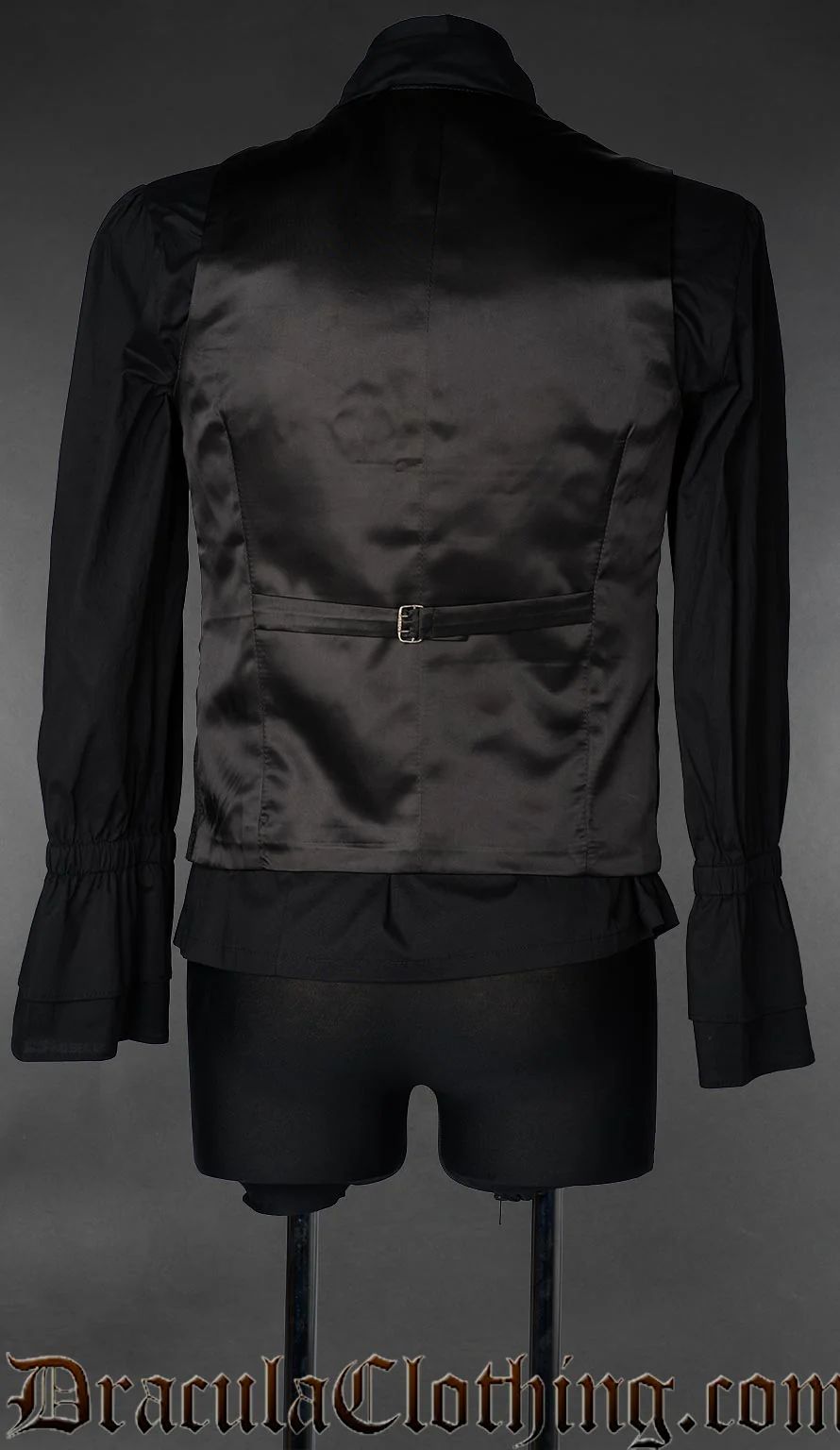 Black Velvet Groom Vest - Image 2