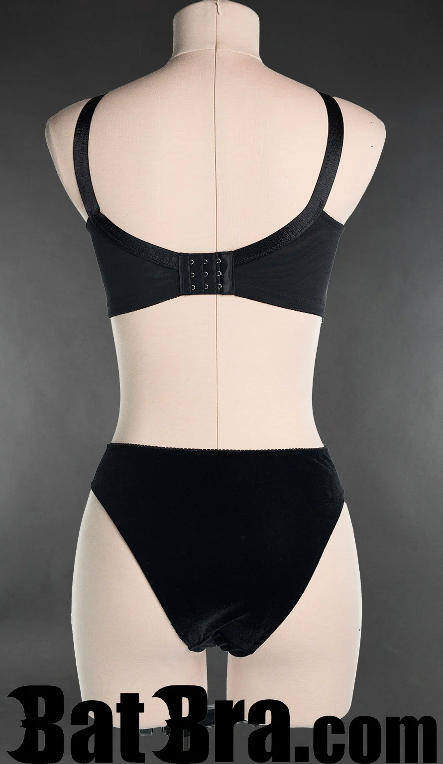Black Velvet Lace Bra - Image 5