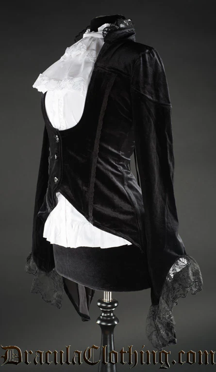 Black Velvet Tailcoat - Image 3