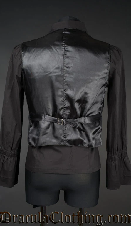 Black Velvet Vest - Image 3