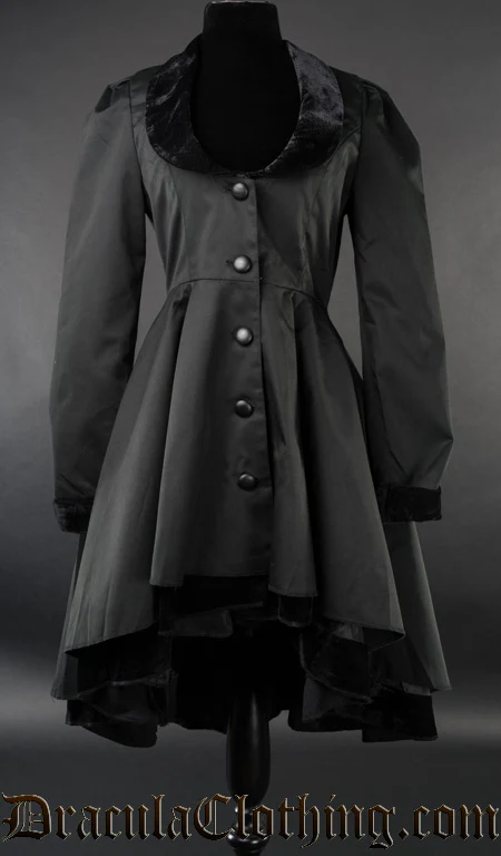 Black Victorian Coat - Image 3