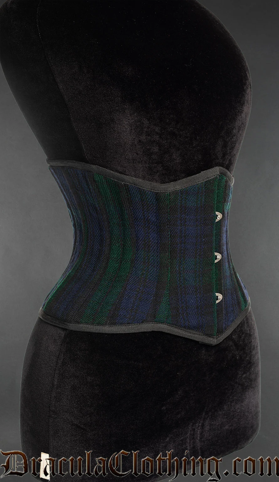 Black Watch Double Boned Waist Cincher - Image 2