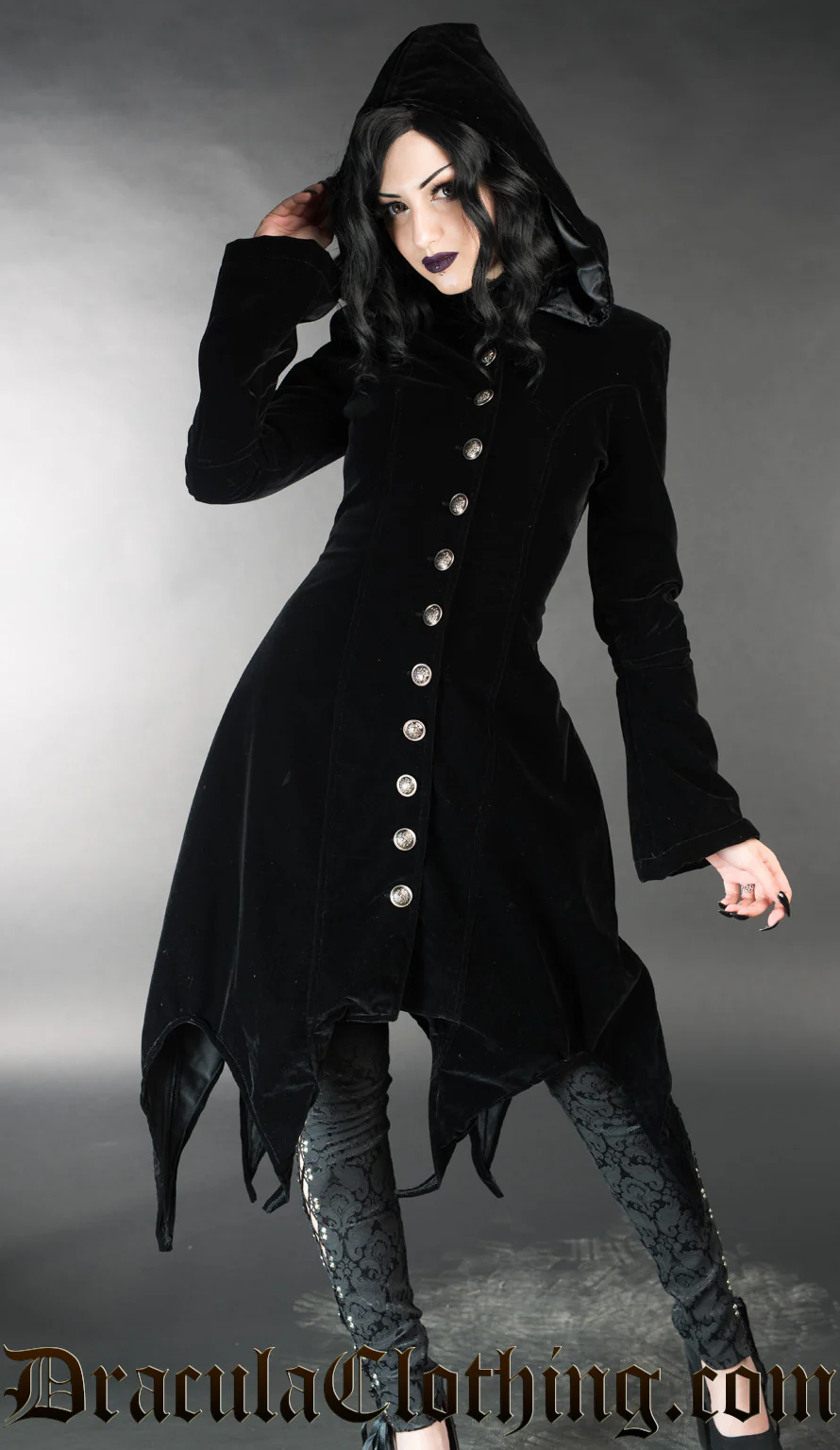 Black Witch Coat - Image 2