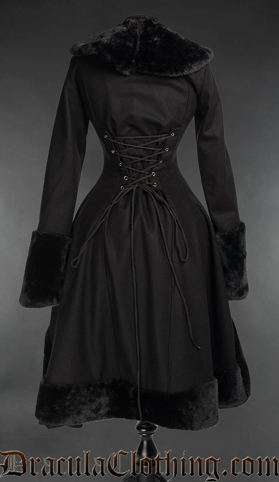Black Wool Frock Coat - Image 3