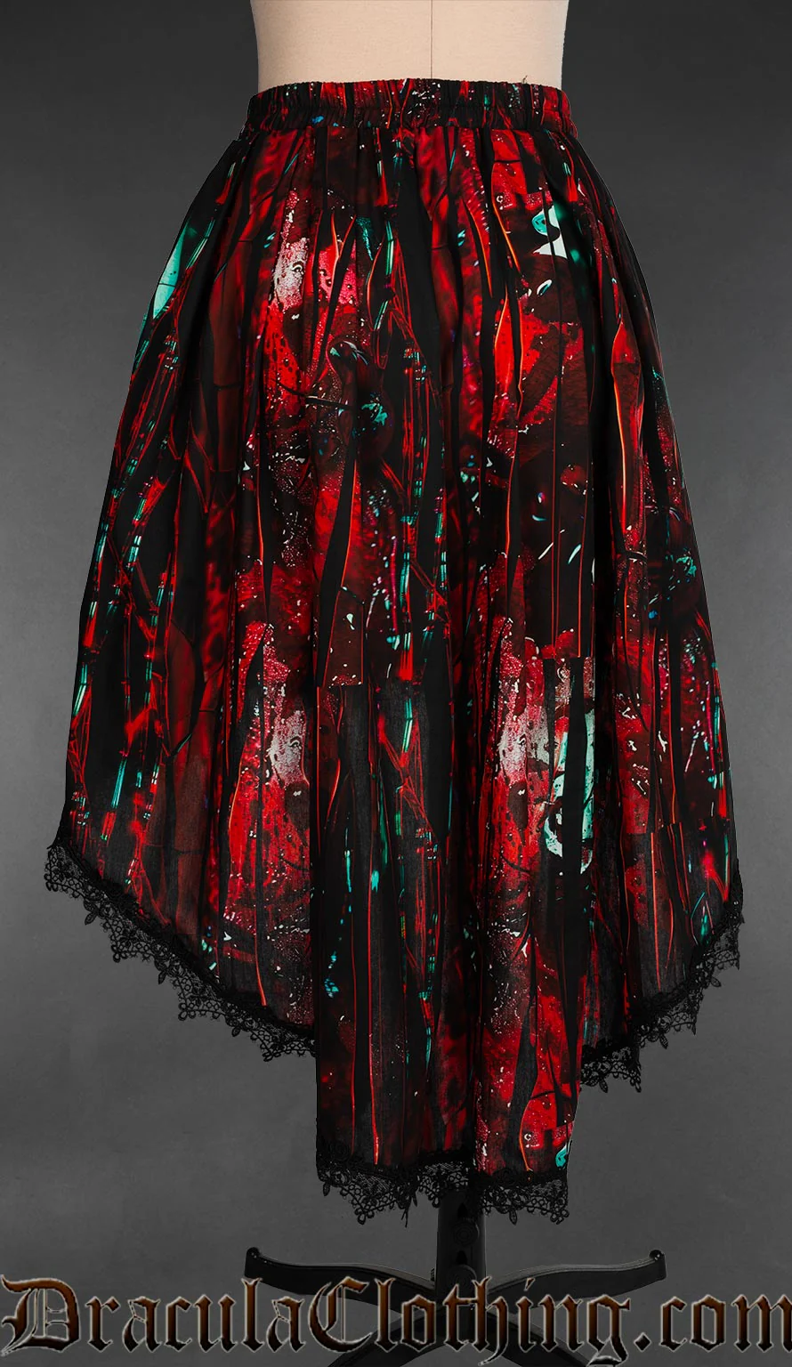 Bloody Glass High Low Skirt - Image 3
