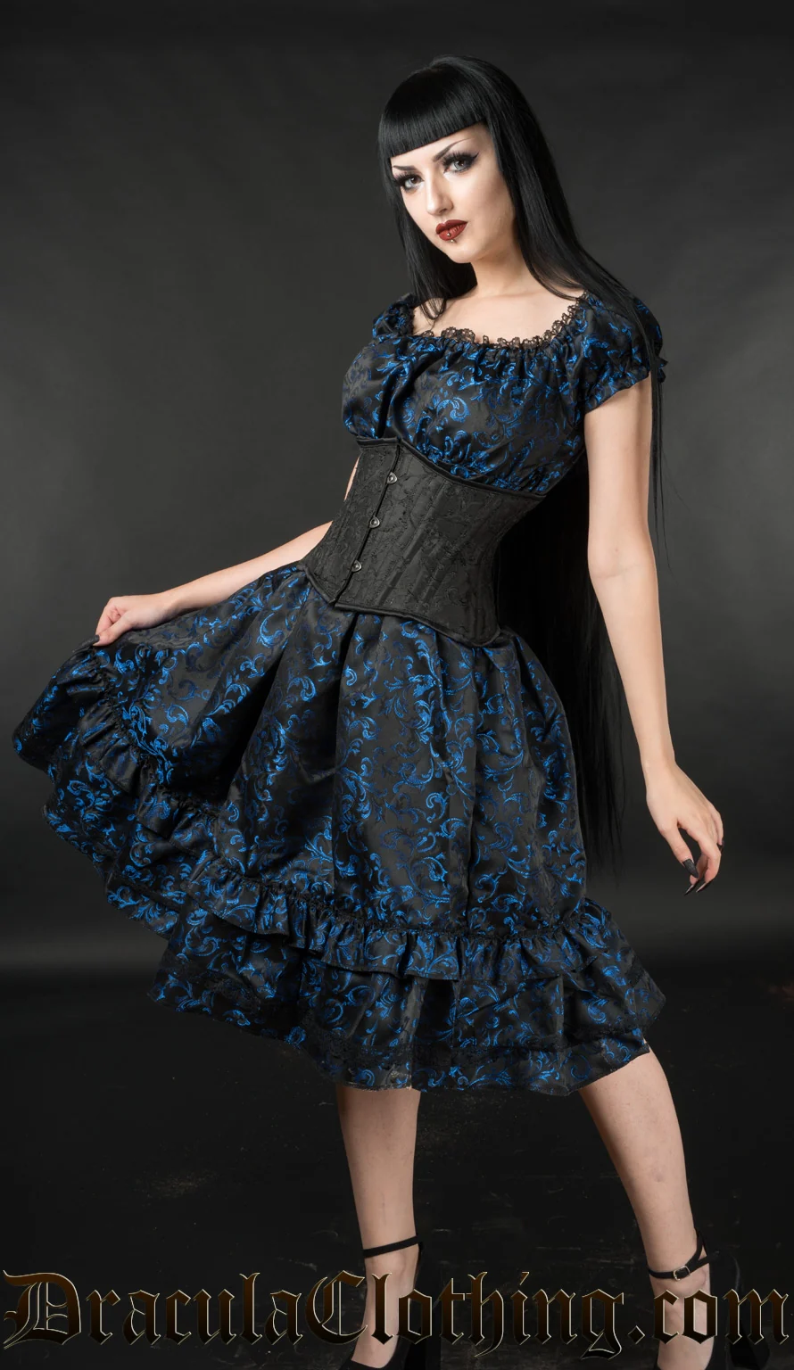 Sapphire Gothabilly Dress