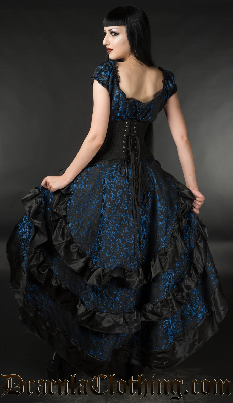Sapphire Layer Bustle Skirt