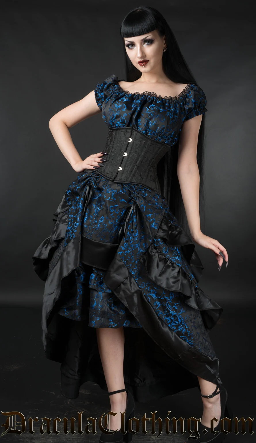Sapphire Layer Bustle Skirt - Image 3
