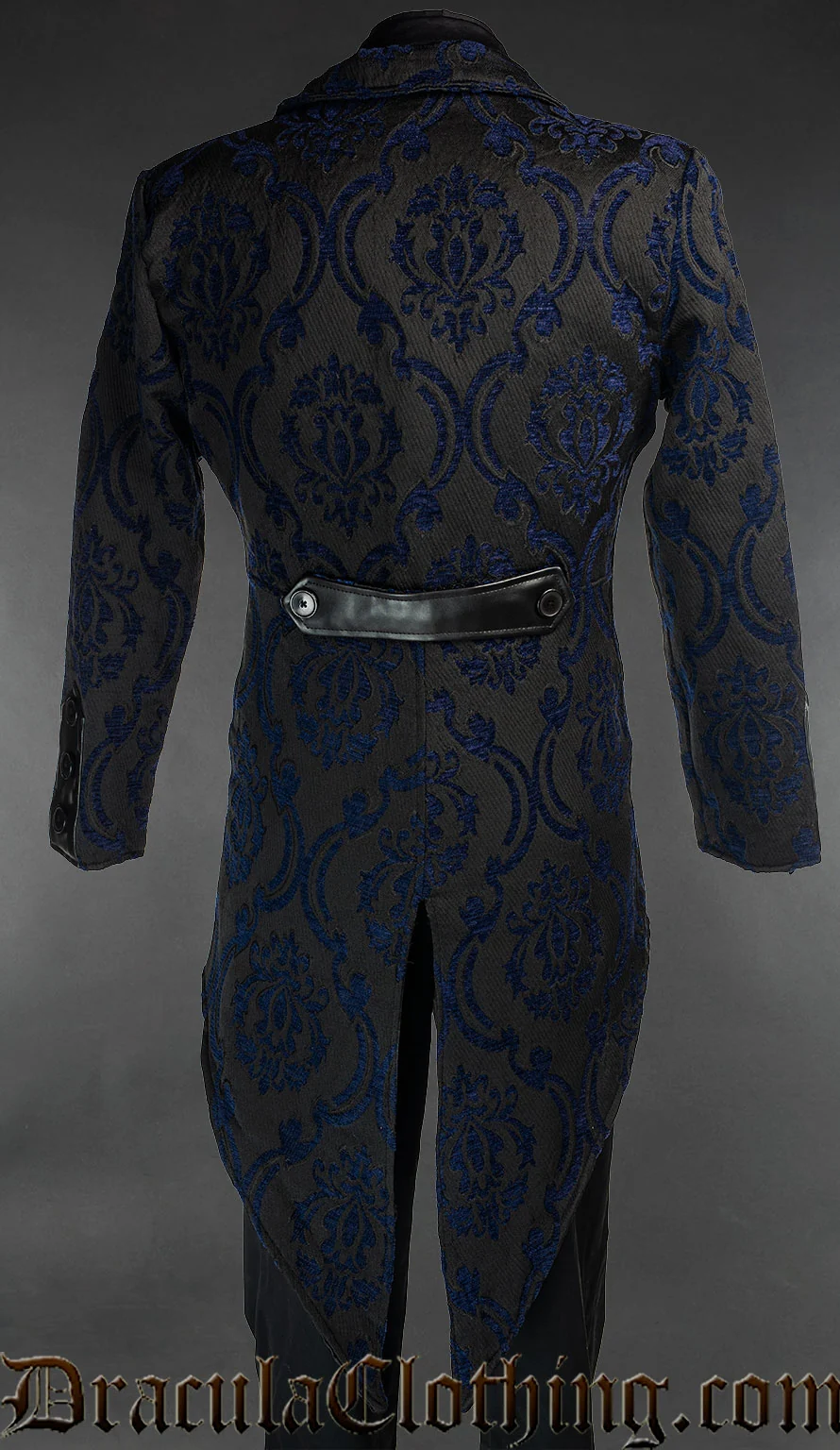 Blue Brocade Tailcoat - Image 2