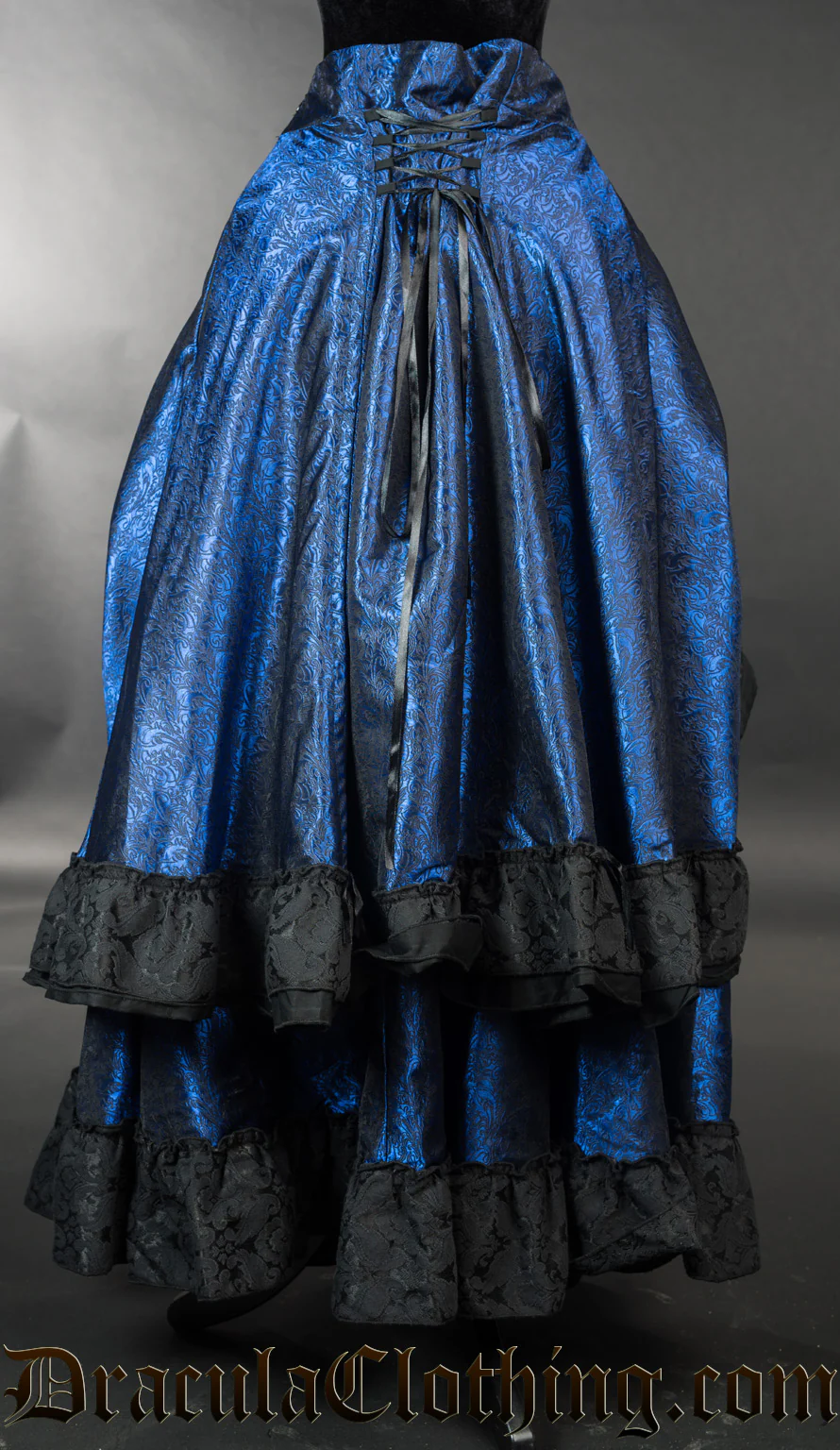 Blue Romantic Bustle Skirt - Image 4