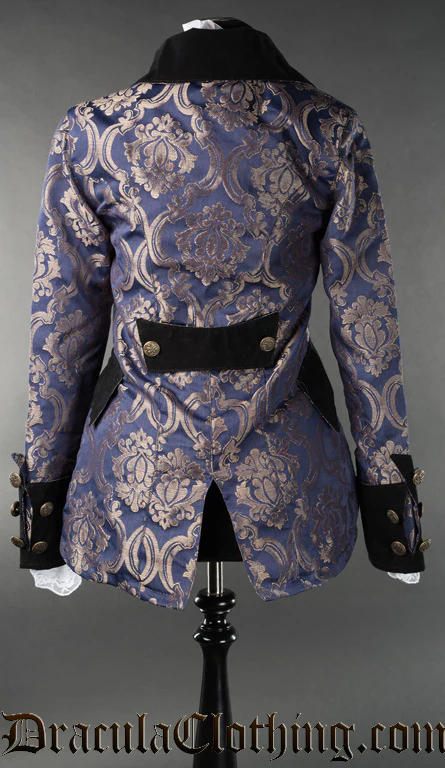 Blue Royal Female Pirate Jacket - Image 2