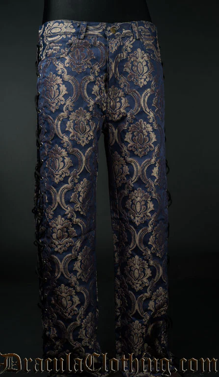 Blue Royal Laced Pants - Image 3