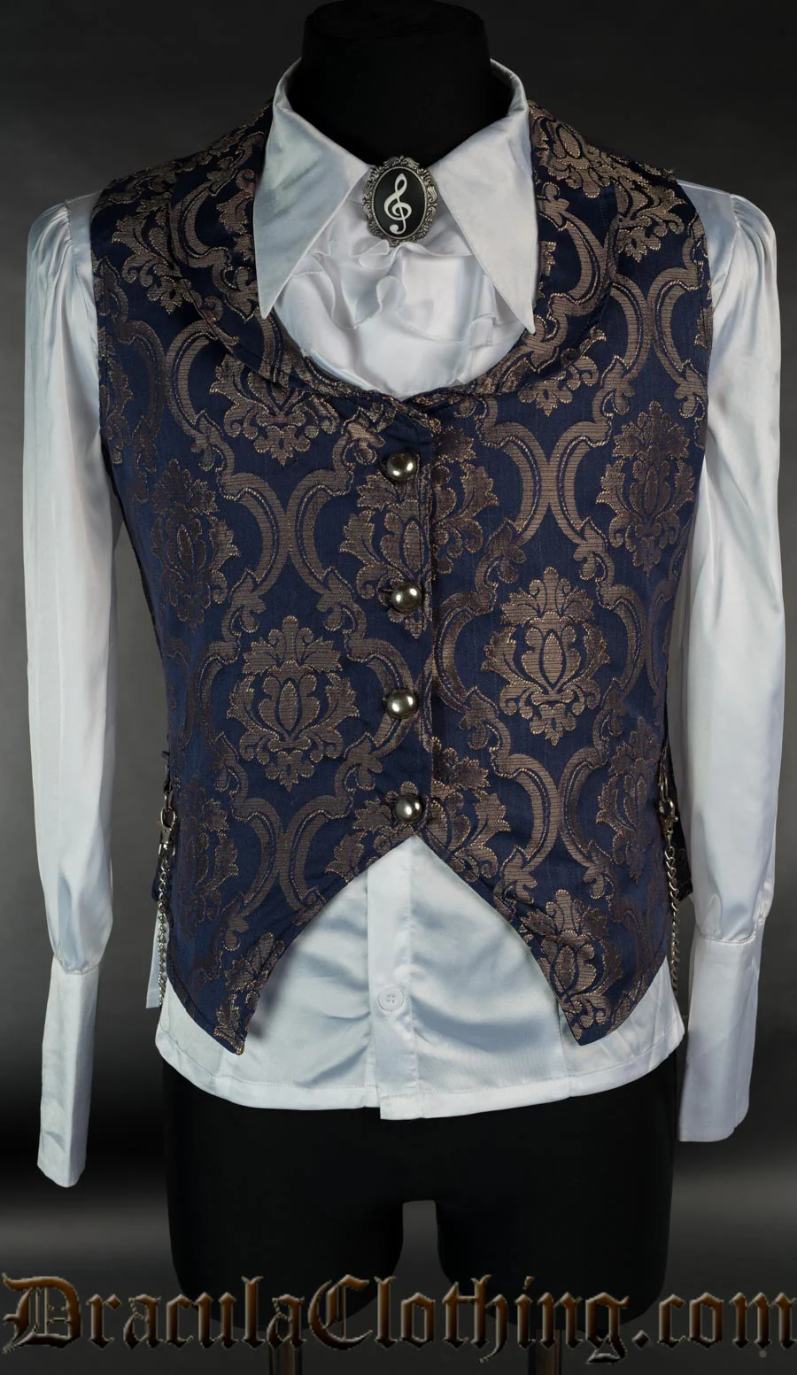Blue Royal Waistcoat - Image 2