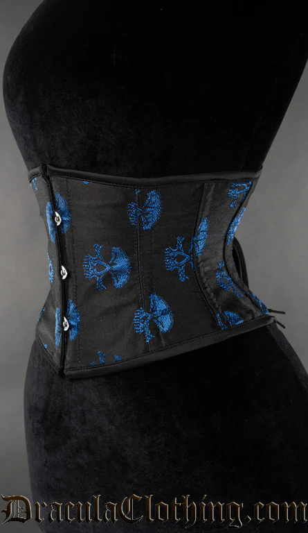 Blue Skull Waist Cincher - Image 2