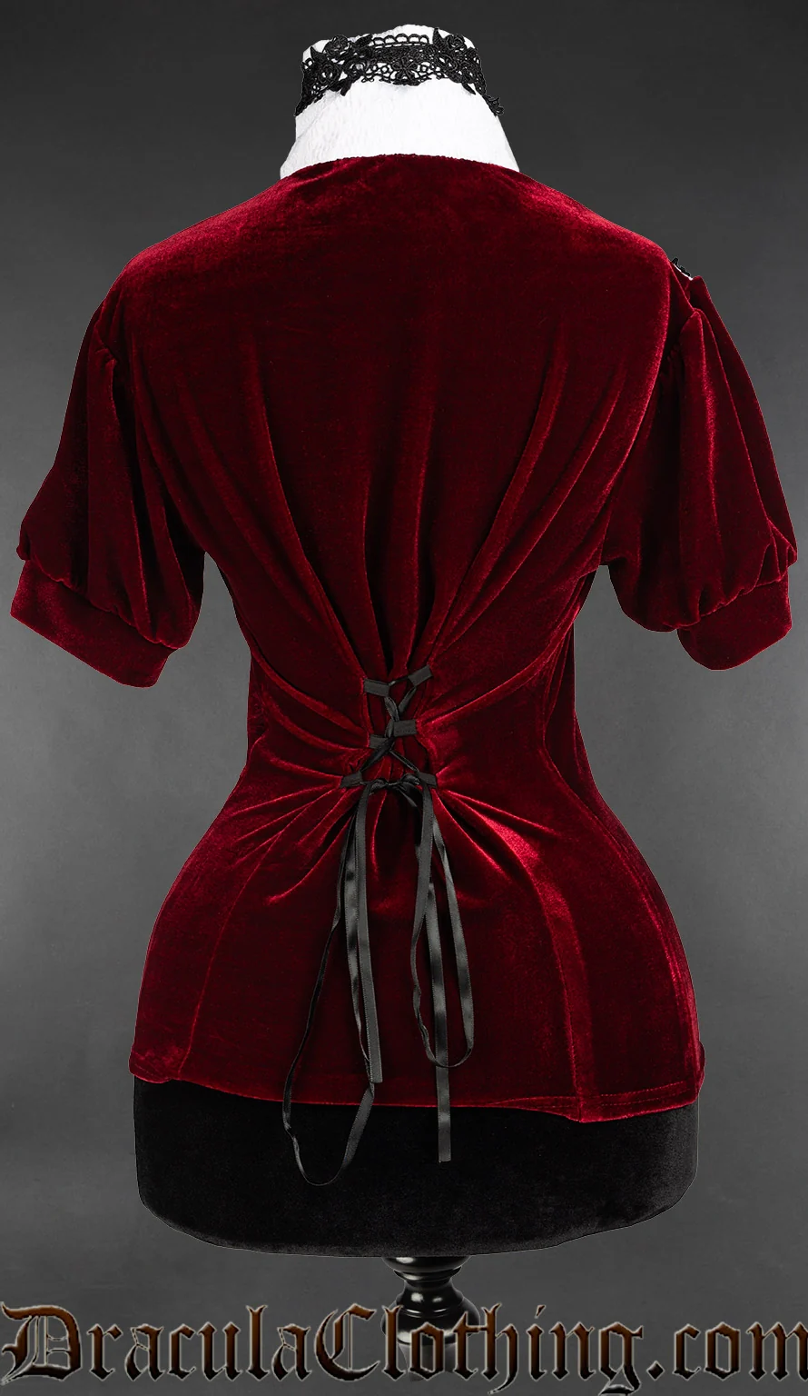 Bordeaux Short Sleeved Blouse - Image 3