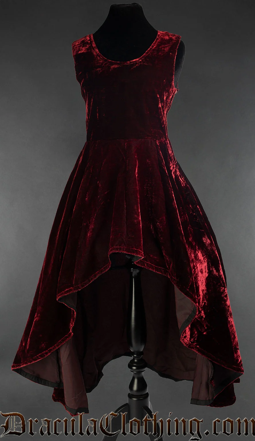 Bordeaux Velvet Succubus Dress - Image 3