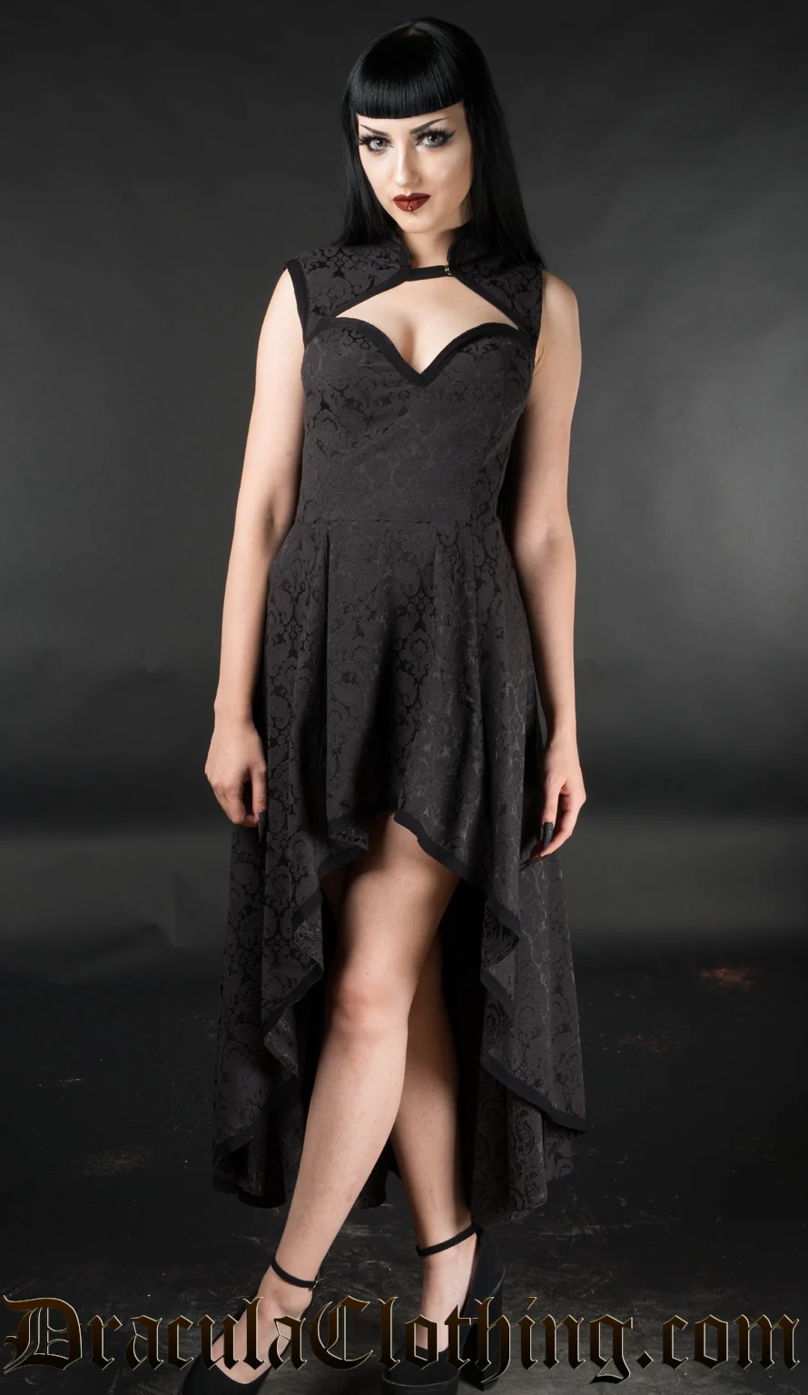 Brocade Choker Dress - Image 3